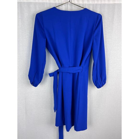 J. Crew Dress 365 Crepe Wrap Elegant Classy Old Money Corpcore Occasion Feminine - Picture 5 of 7